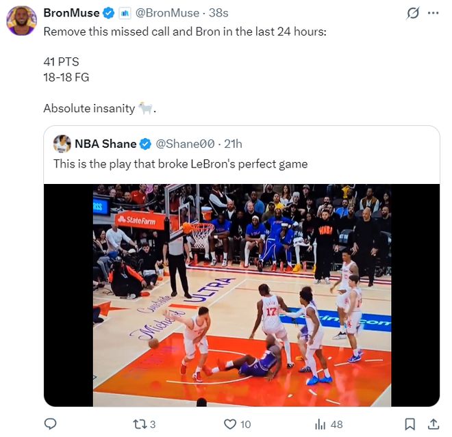 41岁詹姆斯背靠背三双追平历史纪录 湖人全胜延