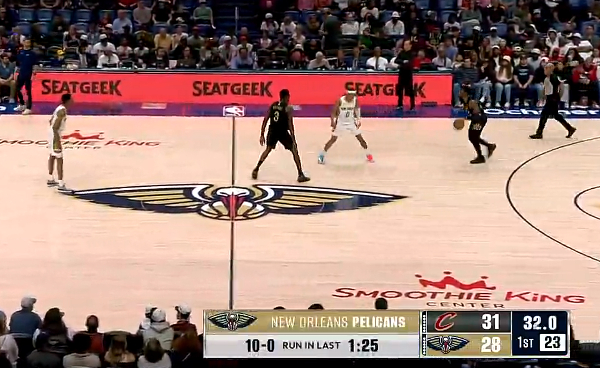 费尔斯奎因爆发率队追分 鹈鹕骑士鏖战首节